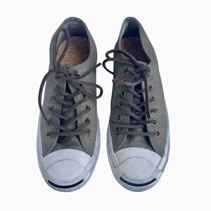 Converse Jack Purcell Unisex Mens 4 Women 5.5 JP Signature Ox Shoes Olive Green